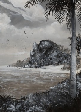 kvaš, papír 35,5 x 25,5 cm, 2018 / gouache on paper
(Soukromá sbírka)