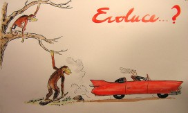 kolorovaná perokresba / pen and watercolour